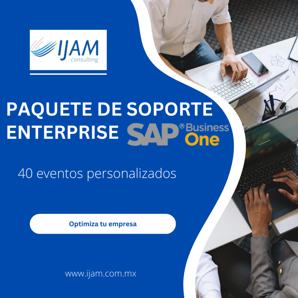 Paquete de Soporte SAP Business One Enterprise - Asesoría, Integración y Más